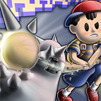 jaedger Earthbound Ness Starman Smaaaash illustration vector realistic shading copyright 2018 josh edger