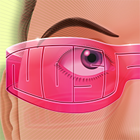 Josh_Edger jaedger vector illustrator nostalgia glasses rose tinted typography logo 2019