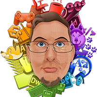 jaedger illustration illustrator vector self-portrait gradient-mesh copyright 2018 josh edger